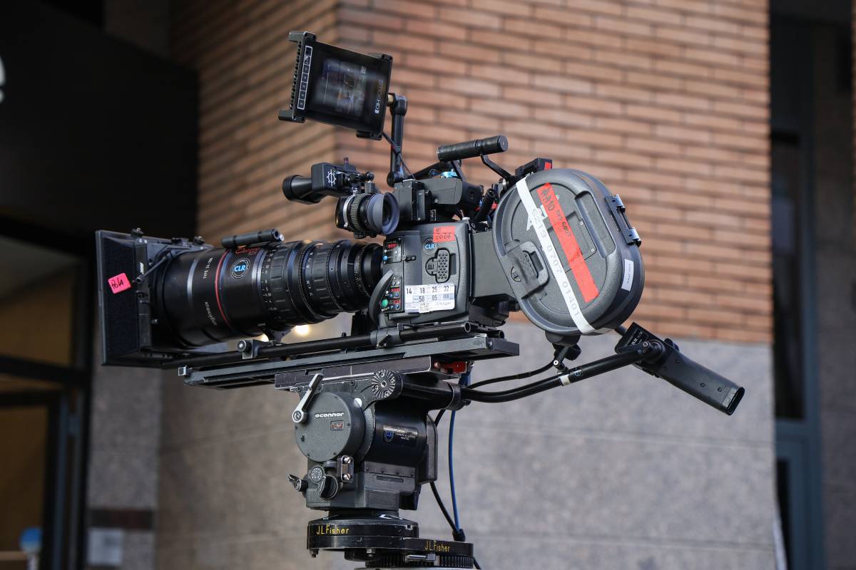 Set de filmació a la carretera de Barcelona - Víctor Castillo Set de filmació a la carretera de Barcelona