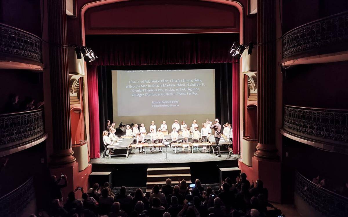 Arriba la 13a Xilofonada Poètica de l'Escola de Música Robert Gerhard de Valls
