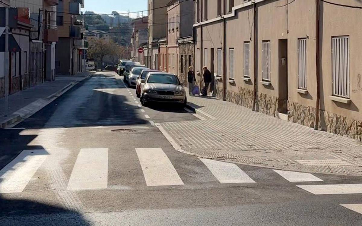 Sant Vicenç de Castellet finalitza la reurbanització del carrer Bisbe Perelló