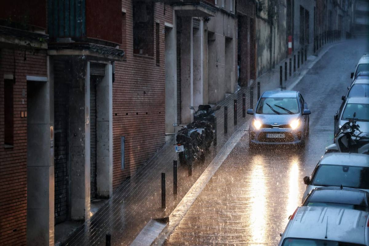 El temporal avança cap al nord després d'acumular quasi 100 litres