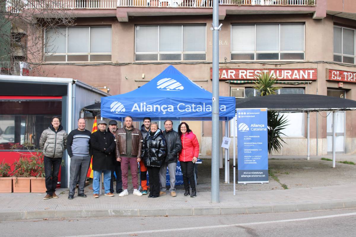 Aliança Catalana esquiva l'ajuntament i aconsegueix  fer parada informativa a Solsona 