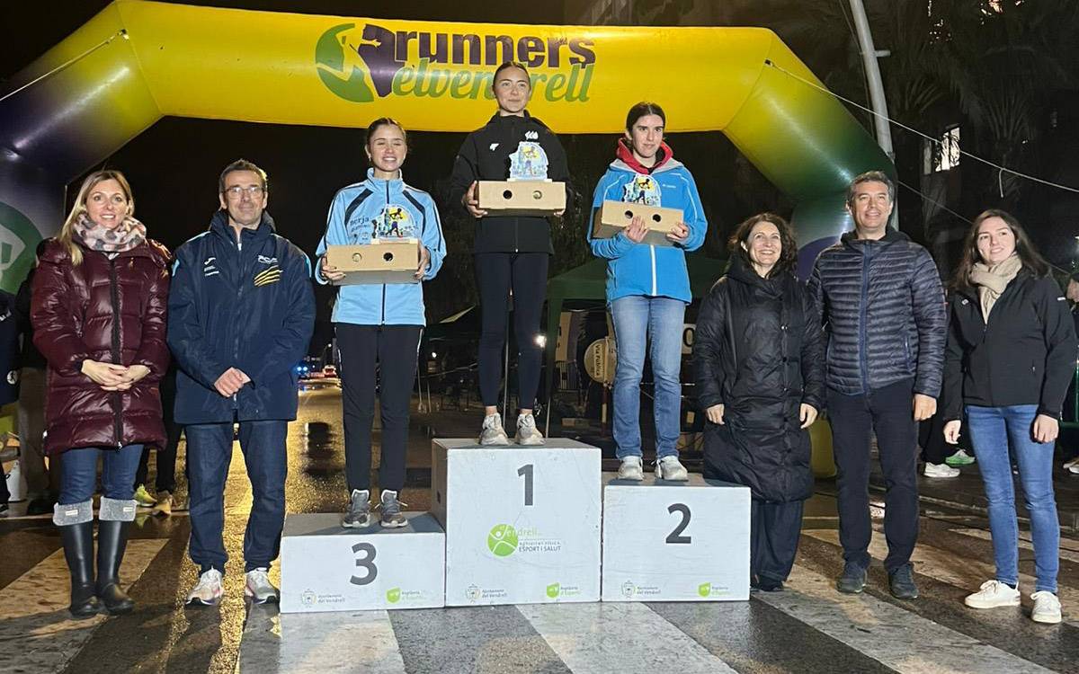 Griselda Serret bat el rècord de l'Avinent Manresa al GP urbà de marxa del Vendrell