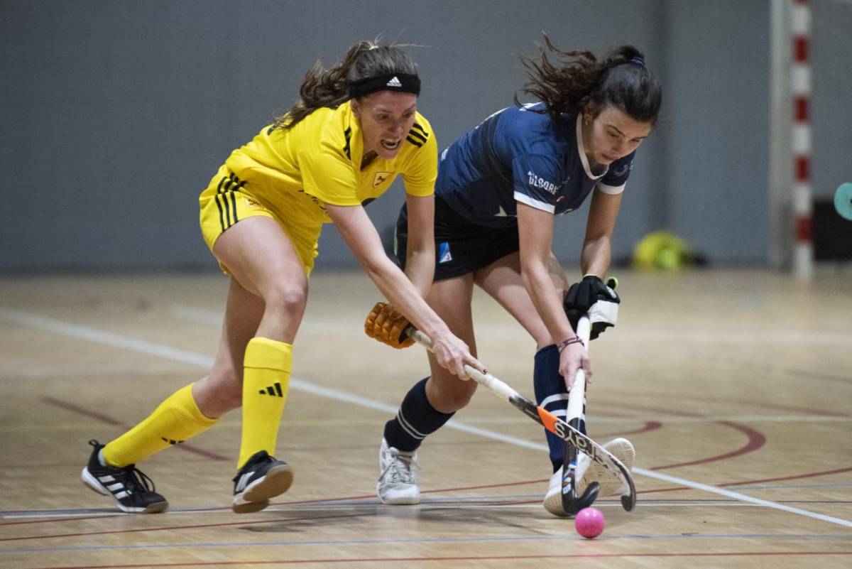 Una acció de la final femenina entre Atlètic i Júnior - Pol Ortega