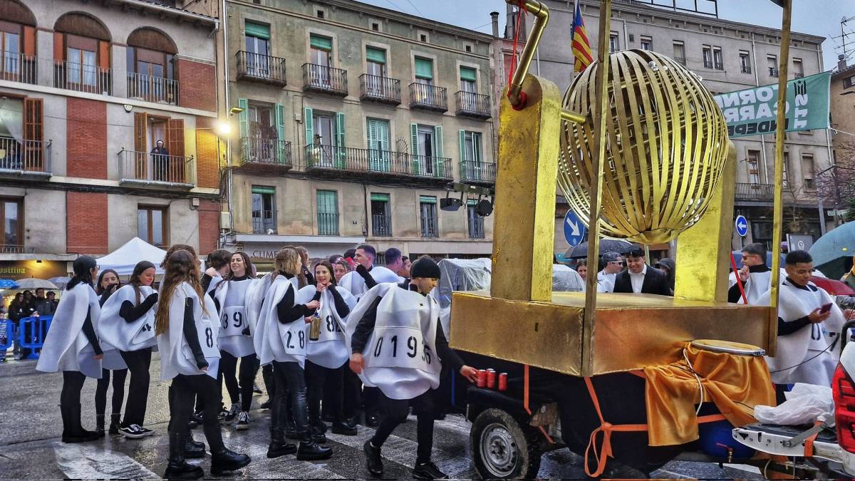 La pluja va obligar a finalitzar la rua abans d`hora l`any passat