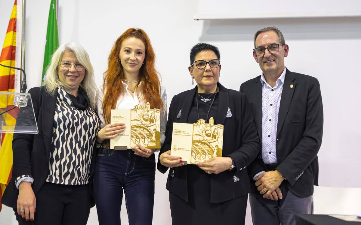 Anna Maria Riera i Erola Jons donen el tret de sortida a la Festa Major d'Hivern de Sant Fruitós