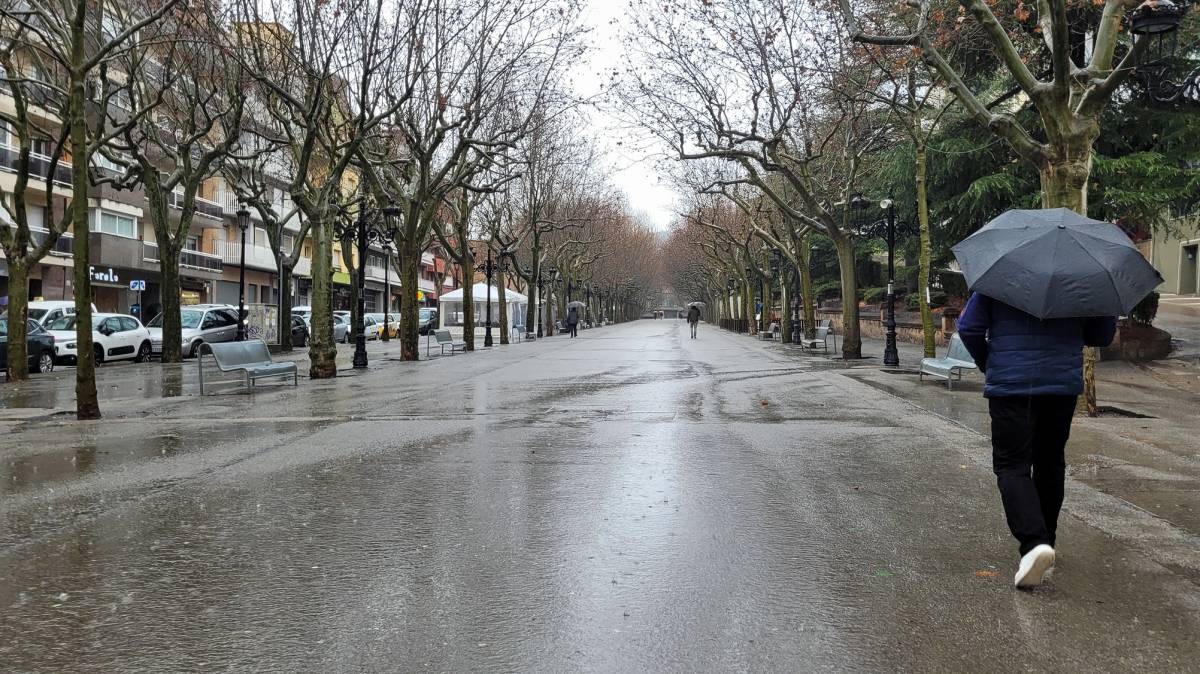 A Berga i el conjunt del Berguedà fa quatre dies seguits que plou