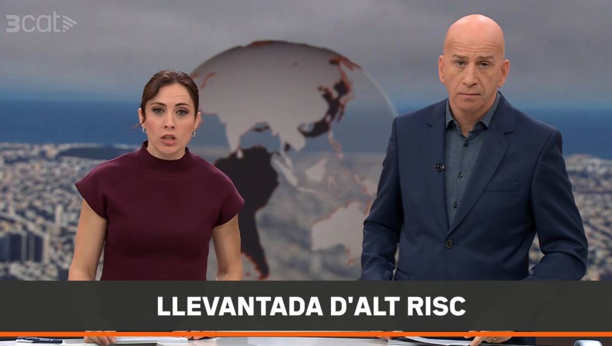 Anna Garnatxe i Xavi Coral al TN Migdia del 20 de gener