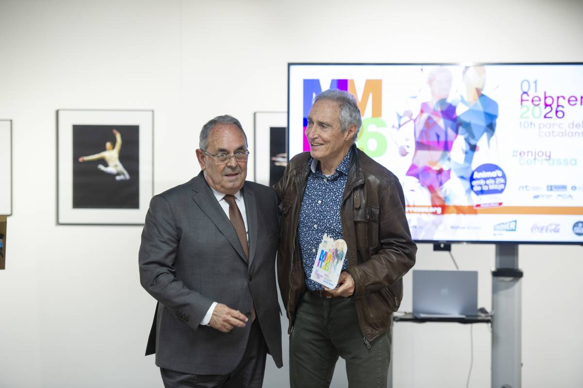 El cronometrador i atleta olímpic Andreu Ballbé ha estat reconegut - ALBERTO TALLÓN El cronometrador i atleta olímpic Andreu Ballbé ha estat reconegut