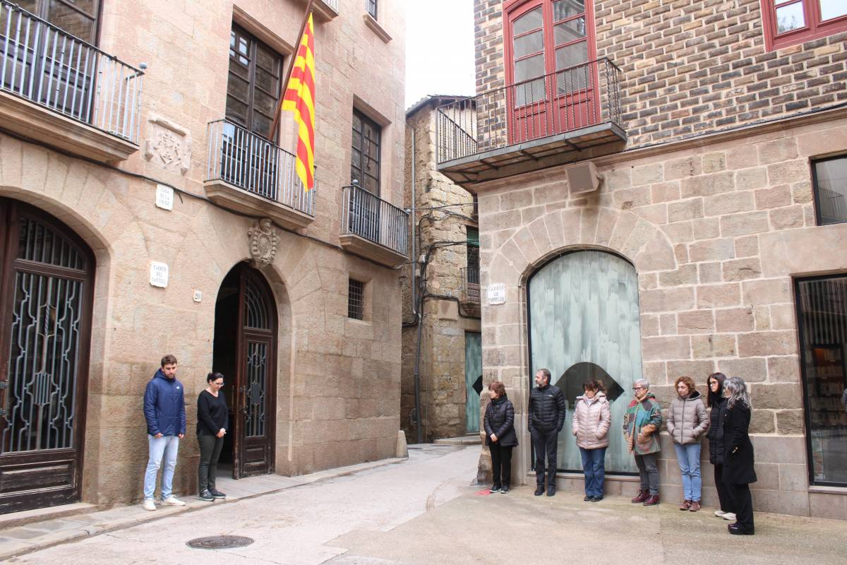 Minut de silenci a Solsona per recordar les víctimes dels accidents recents i del temporal