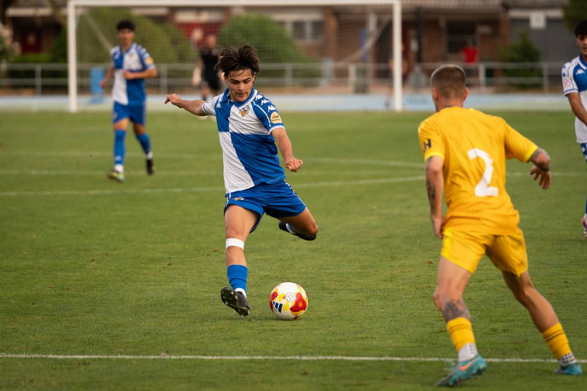 Lluís Estebe, en el primer amistós de pretemporada