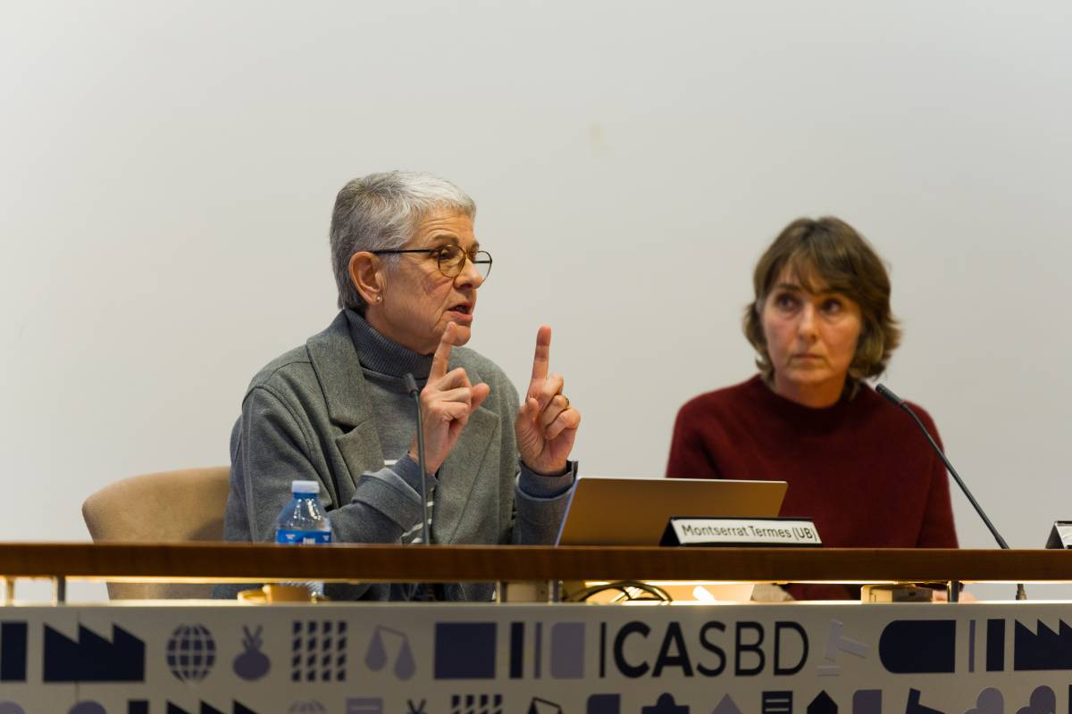 Montserrat Termes durant l`acte