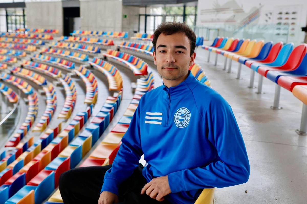 Martínez, a la Pista Coberta de Catalunya-Carme Valero