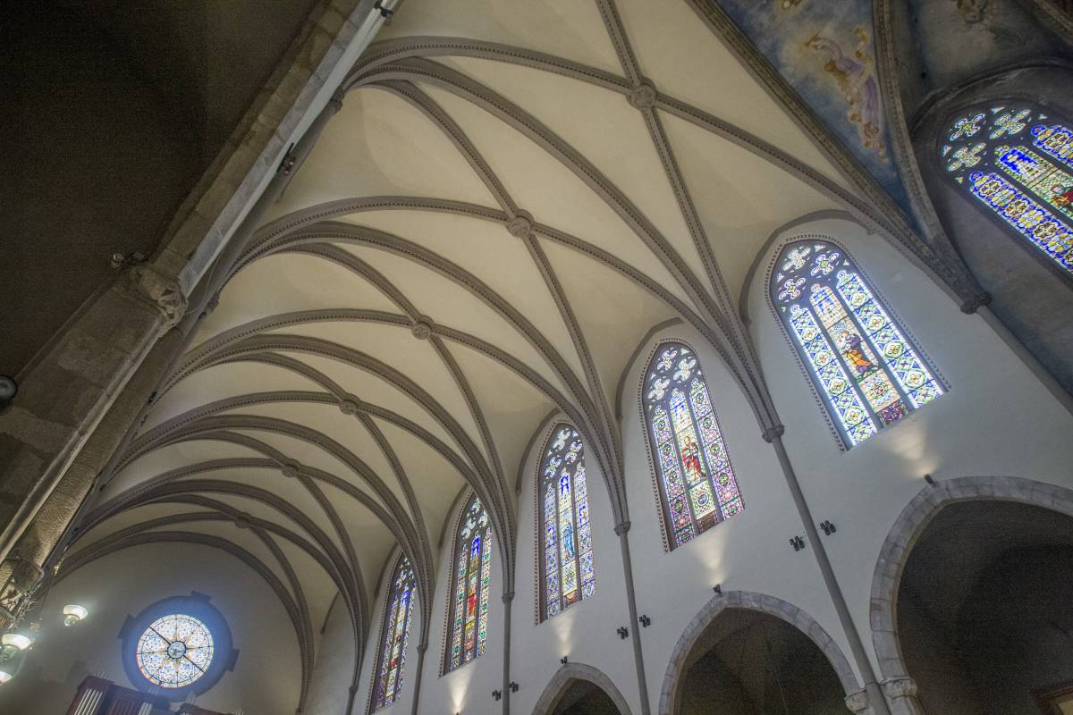 Nou sostre de la Catedral del Sant Esperit - Nebridi Aróztegui