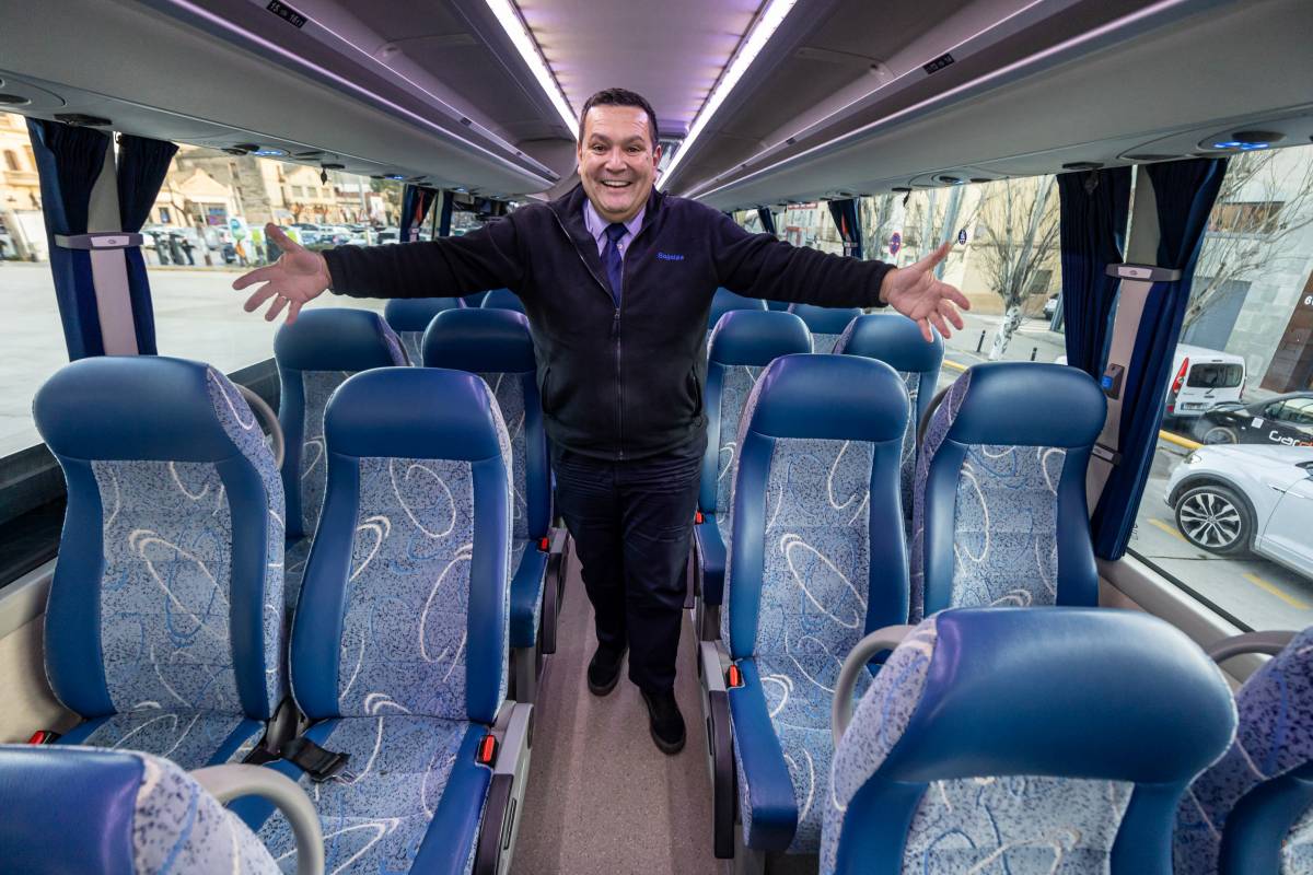 Juan Carlos Bogado, conductor d`autobús