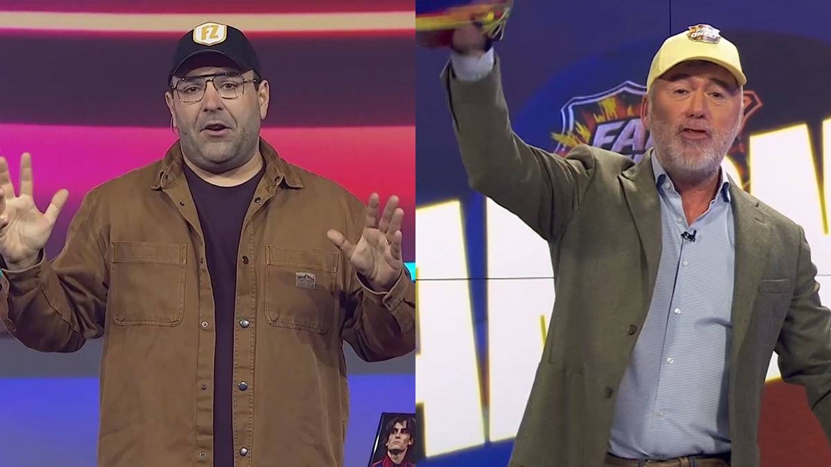 Xavi Valls i Gerard Romero enterren la destral de guerra entre el «Fanzone» i l'«Onze» amb un gag (i un missatge)