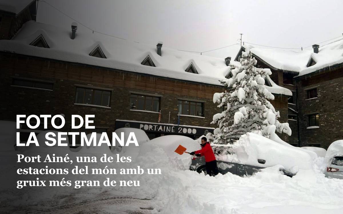 Foto de la setmana: Port Ainé, una de les estacions del món amb un gruix més gran de neu