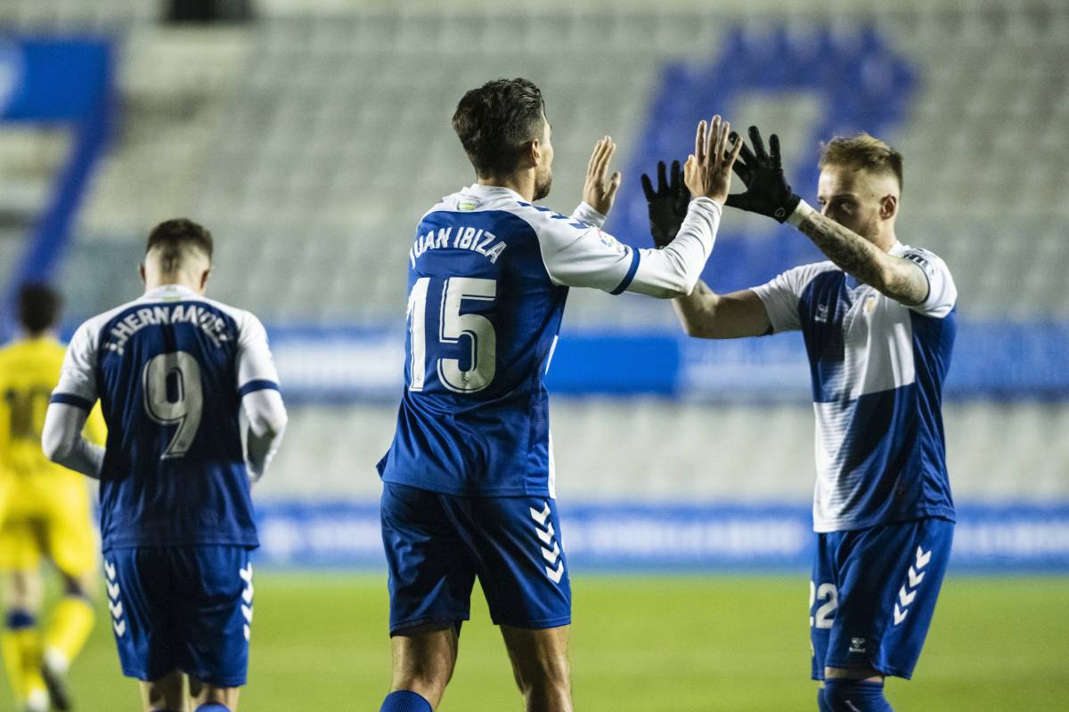 Juan Ibiza va ser l`últim golejador arlequinat a la Nova Creu Alta davant de l`Alcorcón