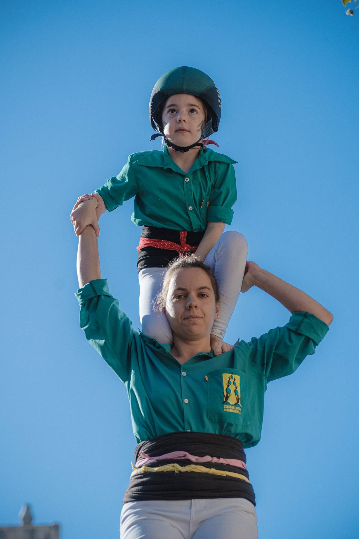 Palmira Gil, cap de colla, juntament amb Rosa Martínez - Lluis Tapia (CEDIDA)