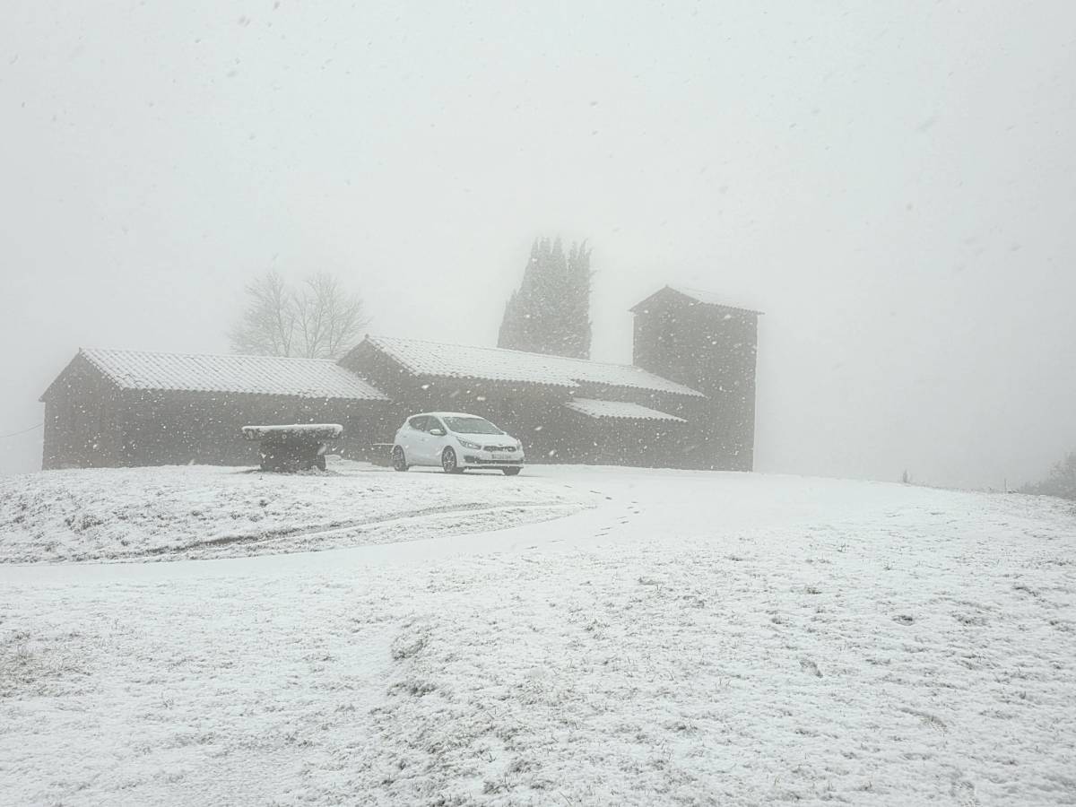 Nevada a Collsuspina, al Moianès - Cedida per Àlex López