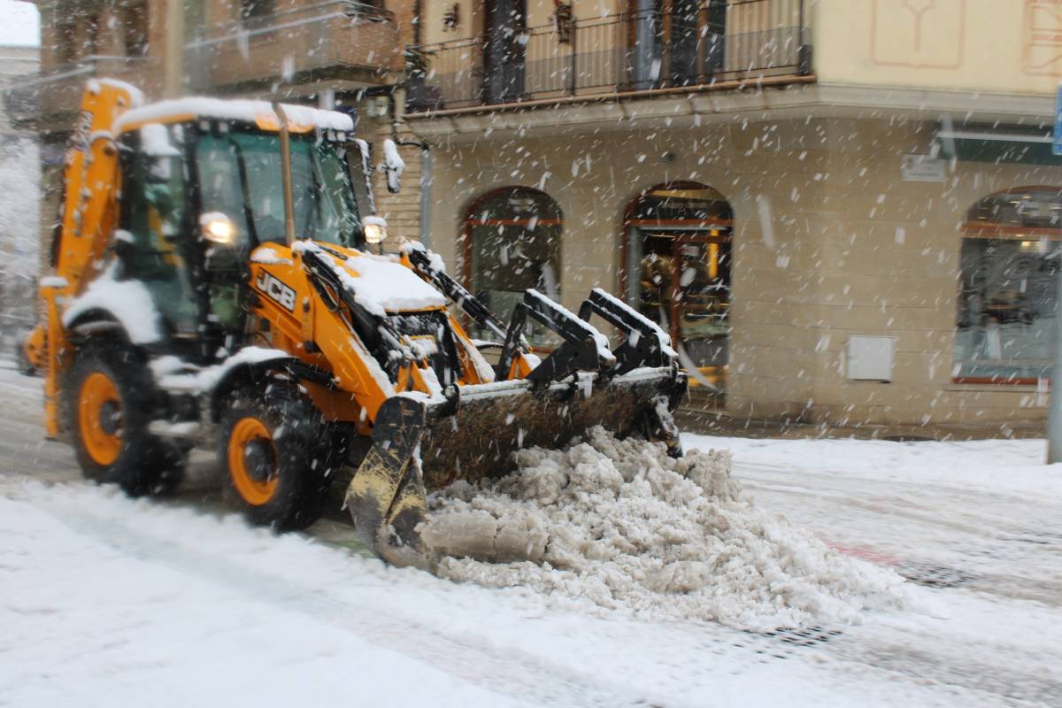 Activat el Pla de protecció civil municipal per nevades a Solsona