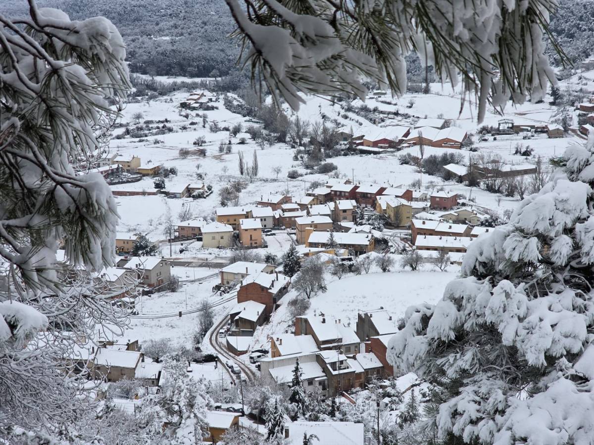 Un hivern com els d'abans: la neu emblanquina mig Catalunya