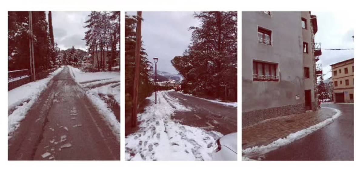 Situació controlada a Sant Llorenç de Morunys després de la nevada 