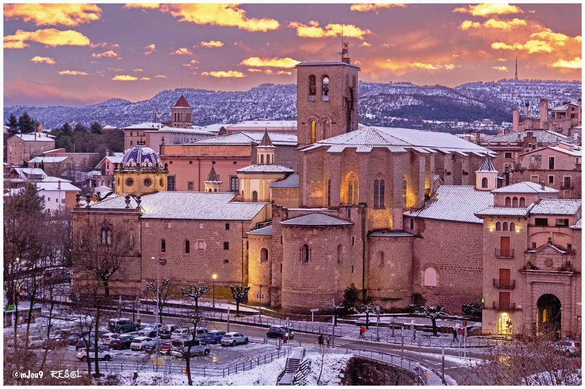 Els paisatges de postal que la borrasca Ingrid ha deixat a Solsona 