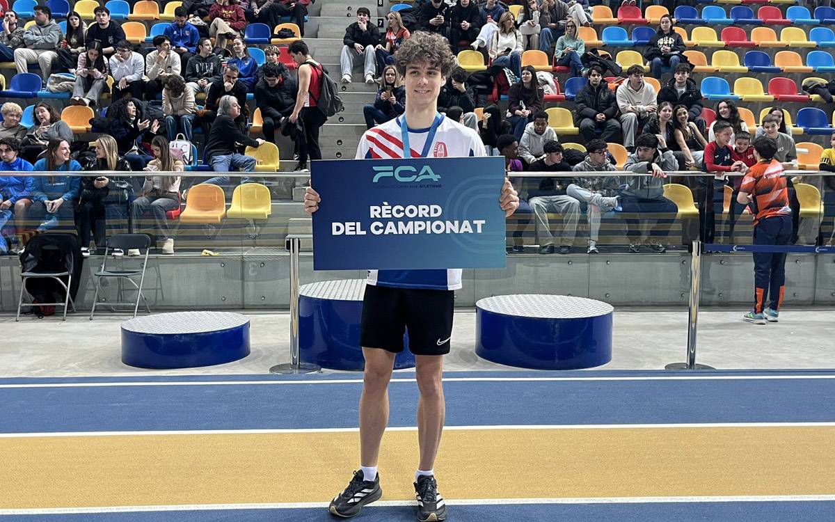 Quatre ors confirmen el gran moment de l'atletisme bagenc al Català sub23 indoor