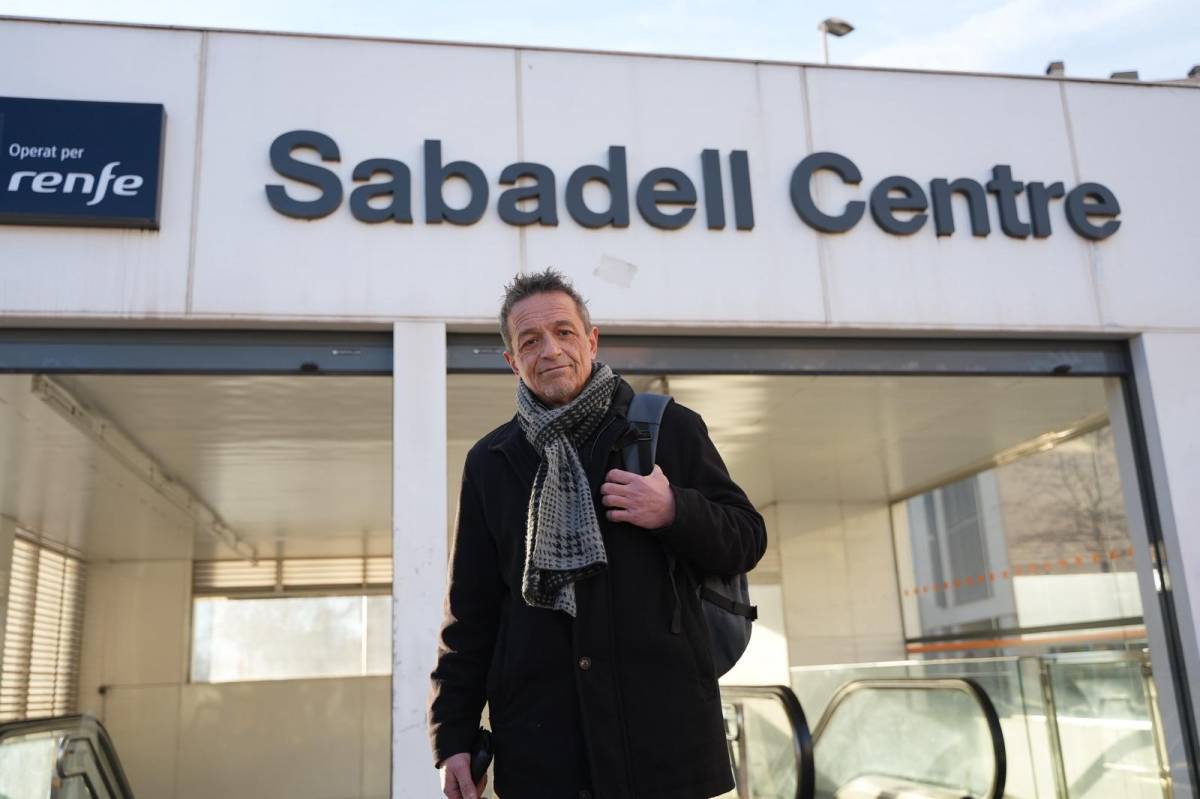 Rubén, usuari recurrent de Rodalies