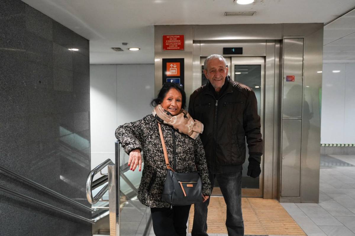 Dolores Díaz, usuària recurrent de Rodalies