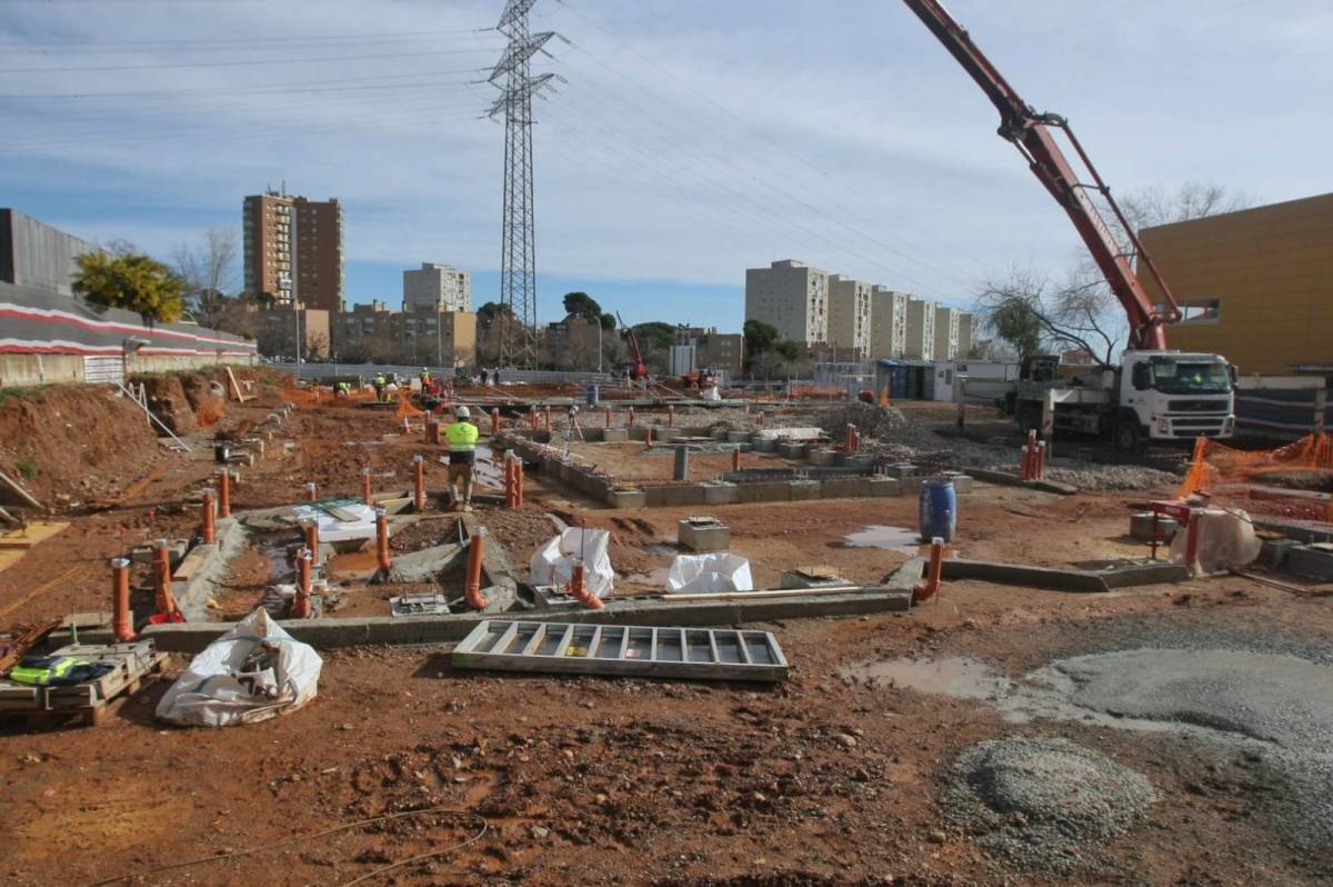 Construcció de la futura residència de Sant Pere Nord - Nebridi Aróztegui Construcció de la futura residència de Sant Pere Nord