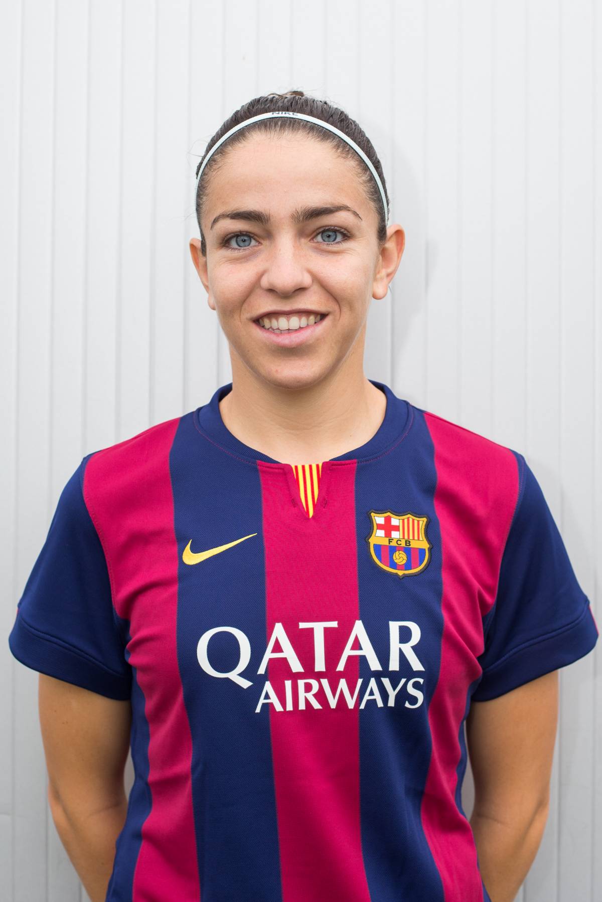 Esther Romero amb la samarreta del Barça