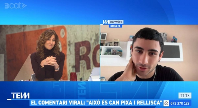 Oriol Porxas, el jove viral del «Telenotícies» al «Tot Es Mou» amb Helena Garcia Melero: «No m'esperava aquest boom»