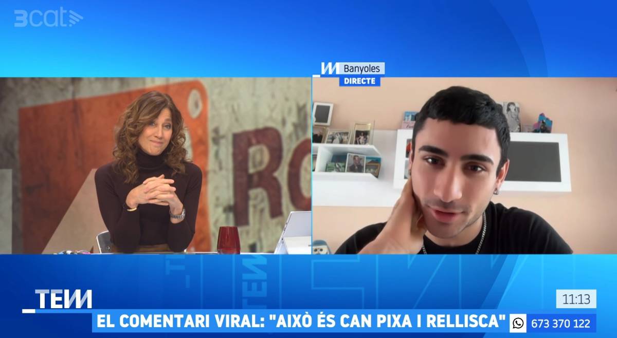 Oriol Porxas, el jove viral del «Telenotícies» al «Tot Es Mou» amb Helena Garcia Melero: «No m'esperava aquest boom»