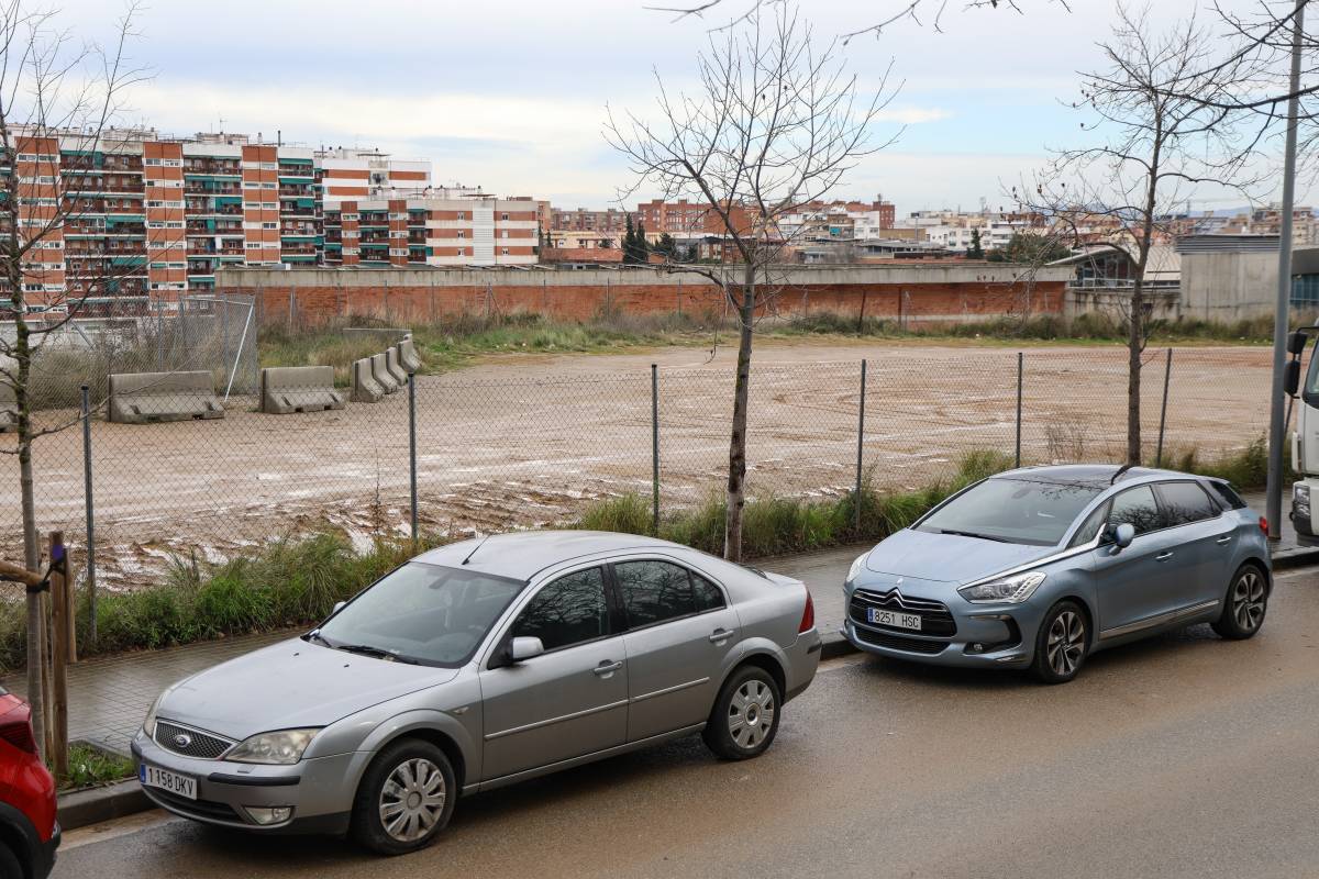 Un dels solars que s’adequarà, a tocar de les instal·lacions del CNS a Can Llong