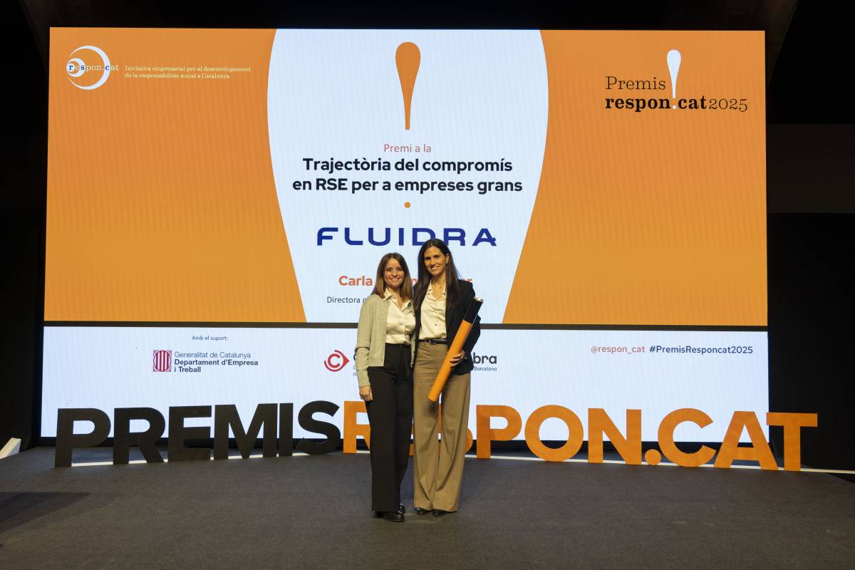 Fluidra ha estat reconeguda per la trajectòria del compromís en RSE - Respon.cat