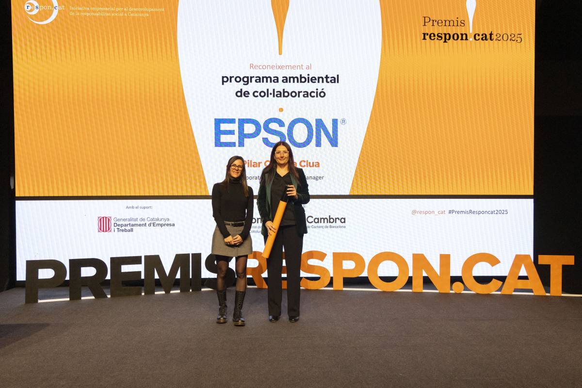Epson ha estat distingida pel seu programa ambiental de col·laboració - Respon.cat