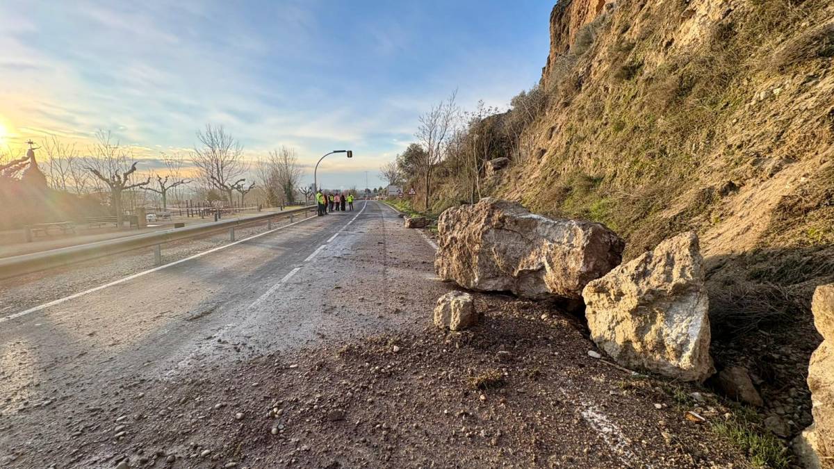 Un despreniment de roques a Gerb mantindrà tallada la LV-9047 durant un mes
