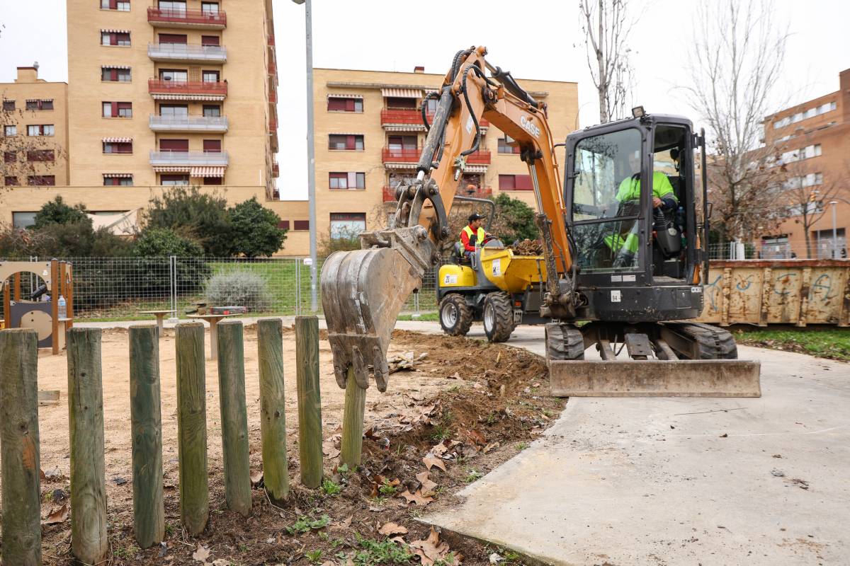 Inici d'obres al parc d'Odessa - Víctor Castillo