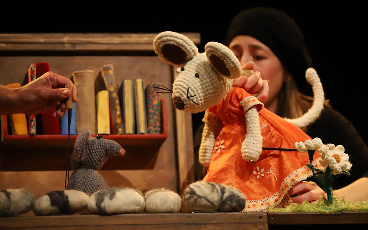 La rateta Martina omplirà la Plana de l'Om amb un espectacle familiar de titelles