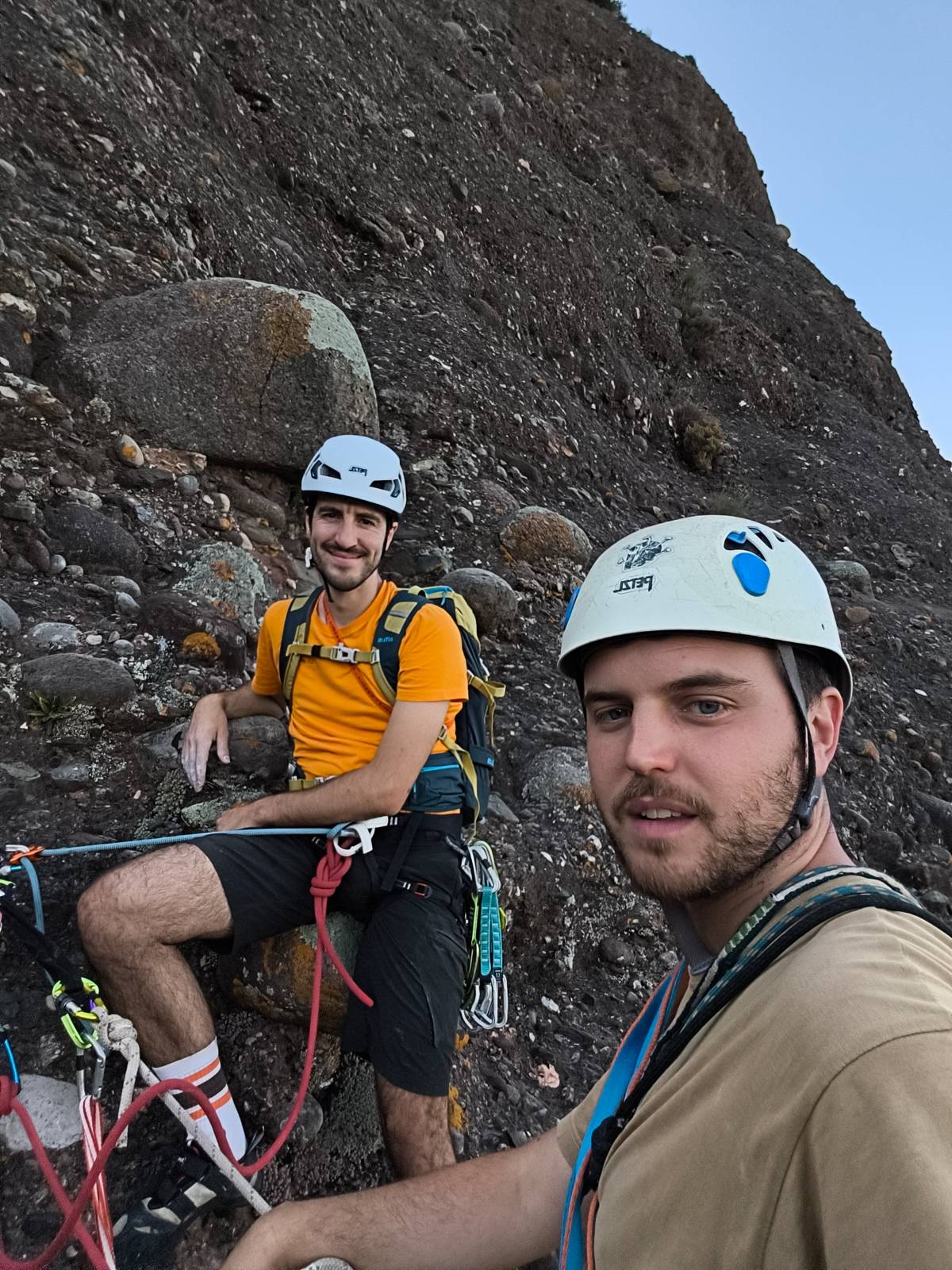 Aleix Schkot i Carles Bernal, escaladors castellarencs - Cedida Aleix Schkot i Carles Bernal, escaladors castellarencs