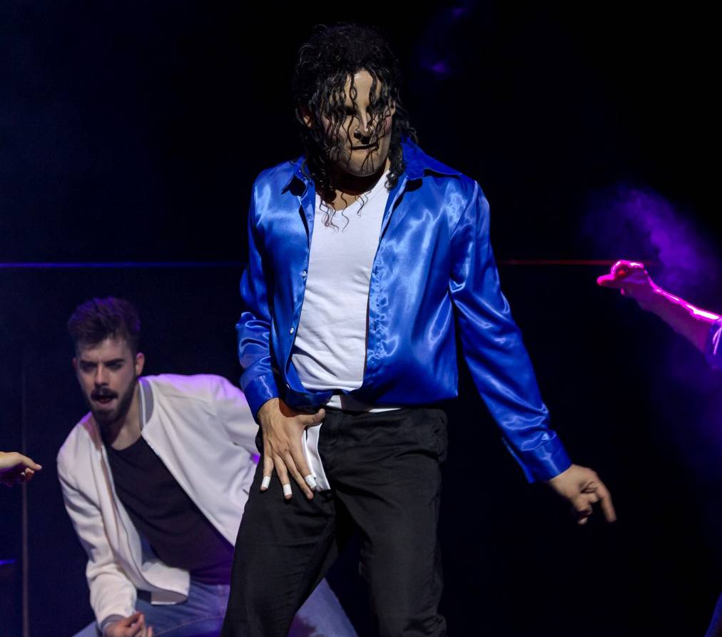 Moment de l'espectacle de tribut a Michael Jackson - Lluís Clotet