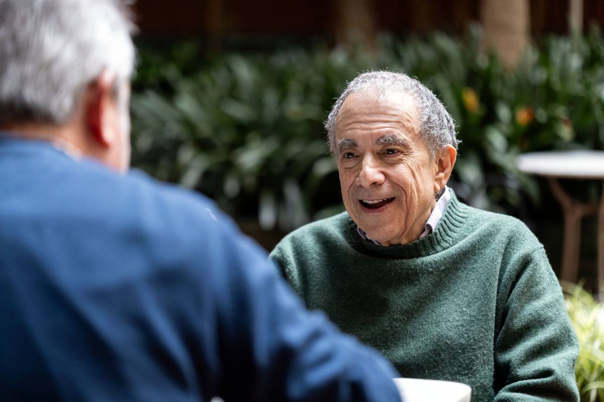 Robert Fishman, durant l'entrevista amb Nació - Hugo Fernández