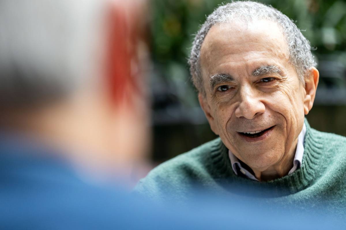 Robert Fishman, durant l`entrevista amb Nació