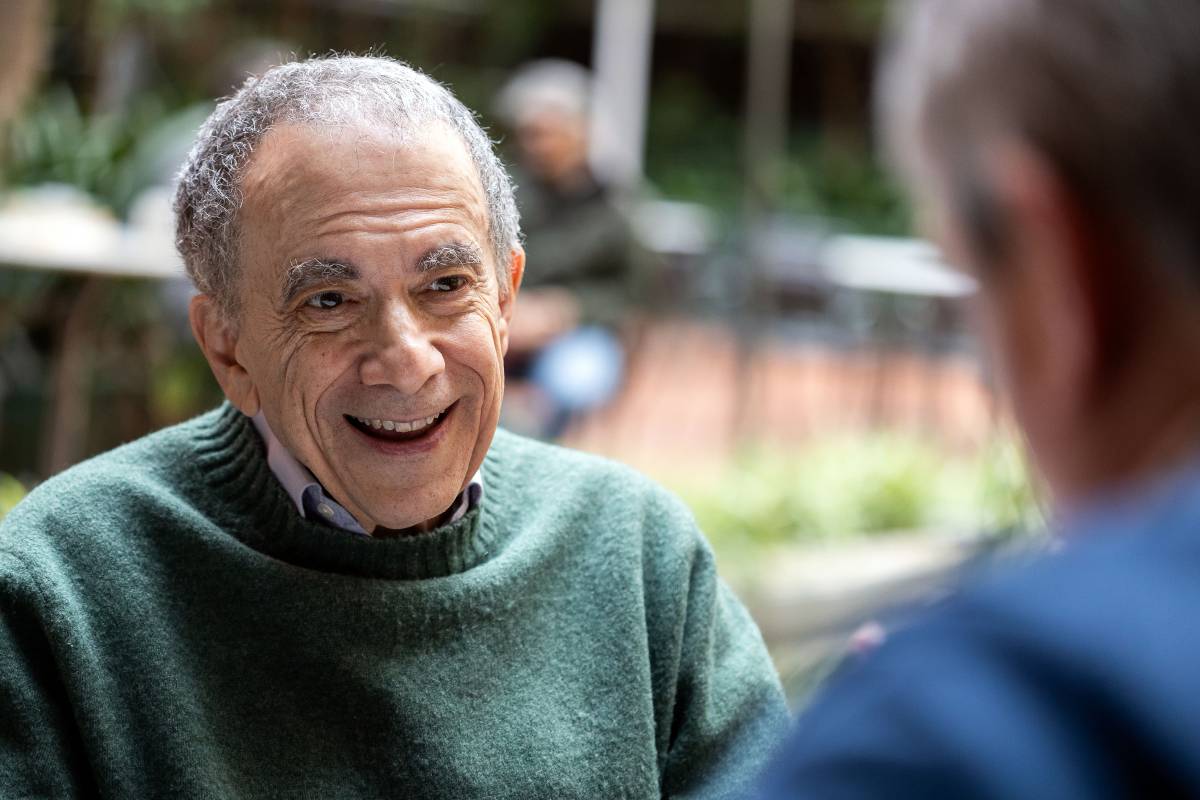 Robert Fishman, durant l`entrevista amb Nació