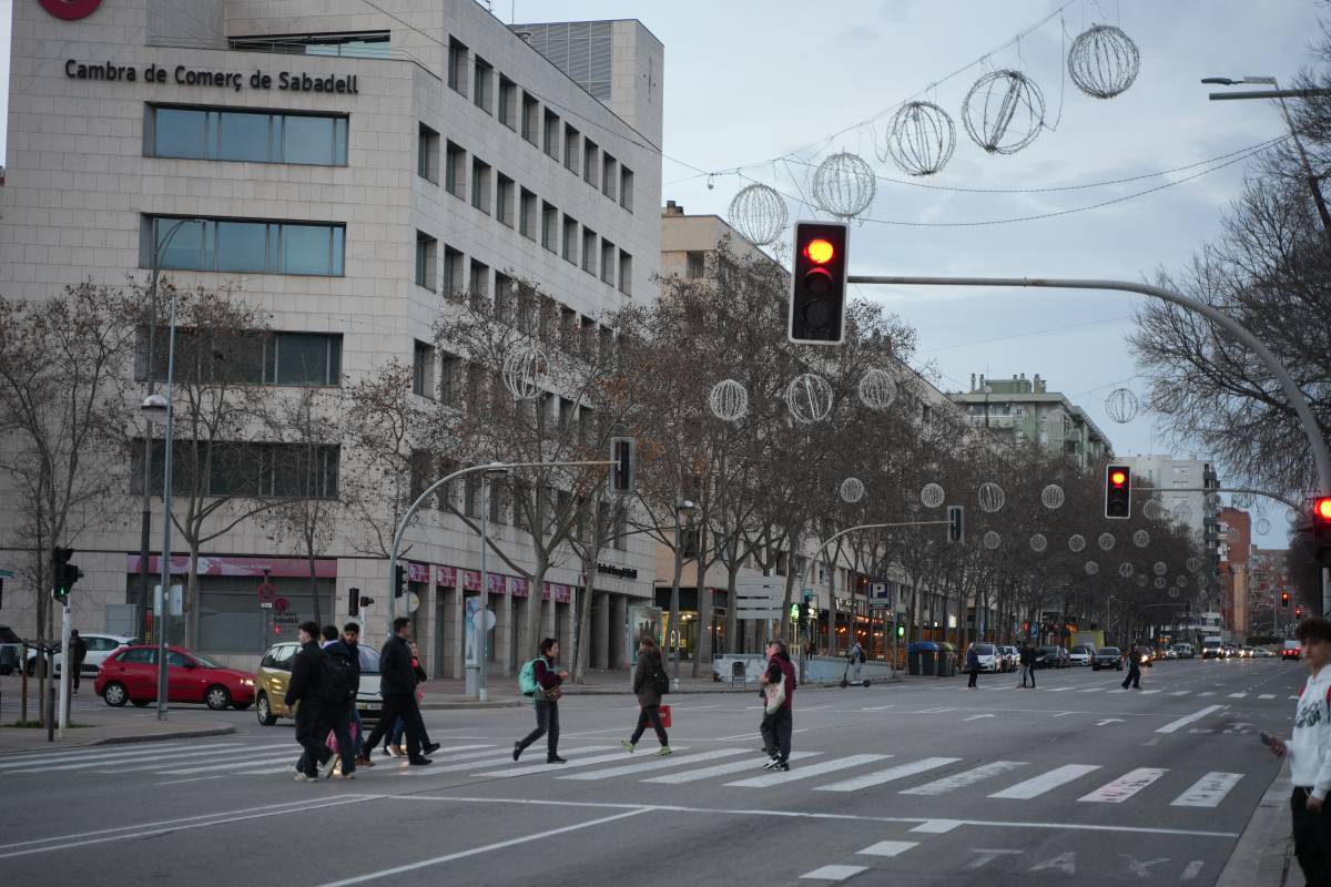 Els llums de Nadal a Sabadell - DAVID CHAO Els llums de Nadal a Sabadell