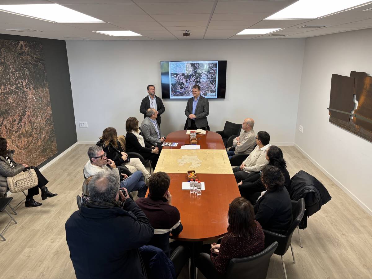 Visita a la seu de la Mancomunitat - ACA Visita a la seu de la Mancomunitat