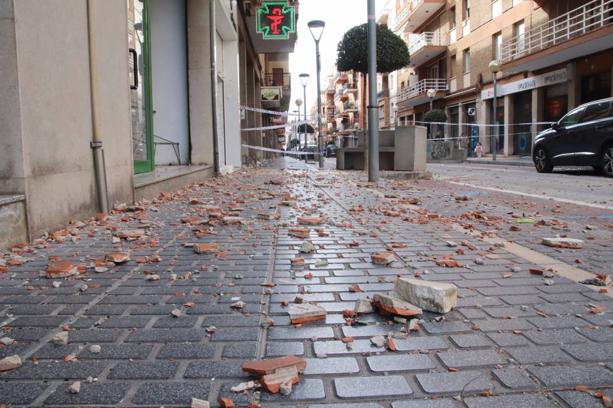 Les fortes ratxes de vent generen destrosses a part de Catalunya