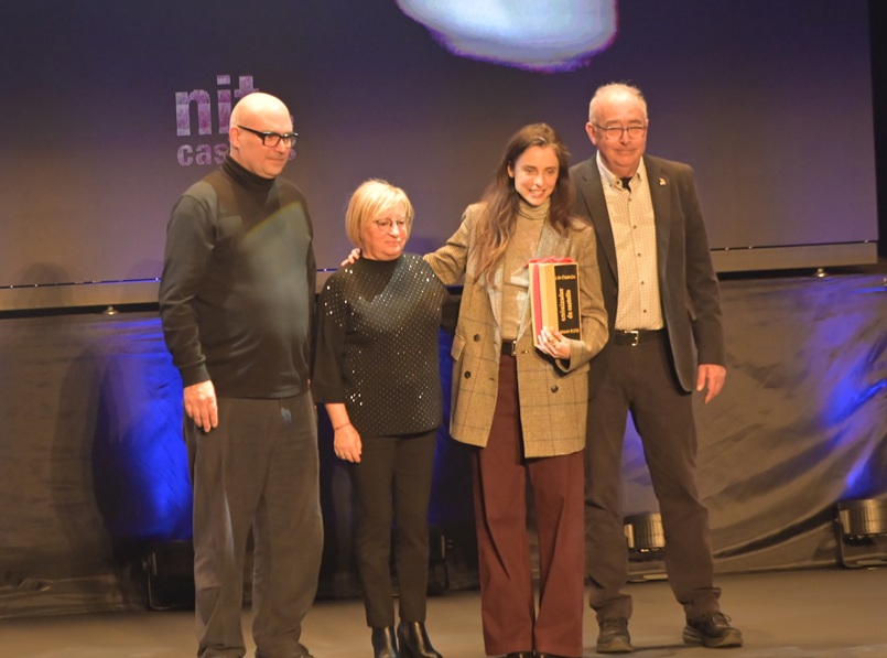 Lliurament del premi a la Nit de Castells - 