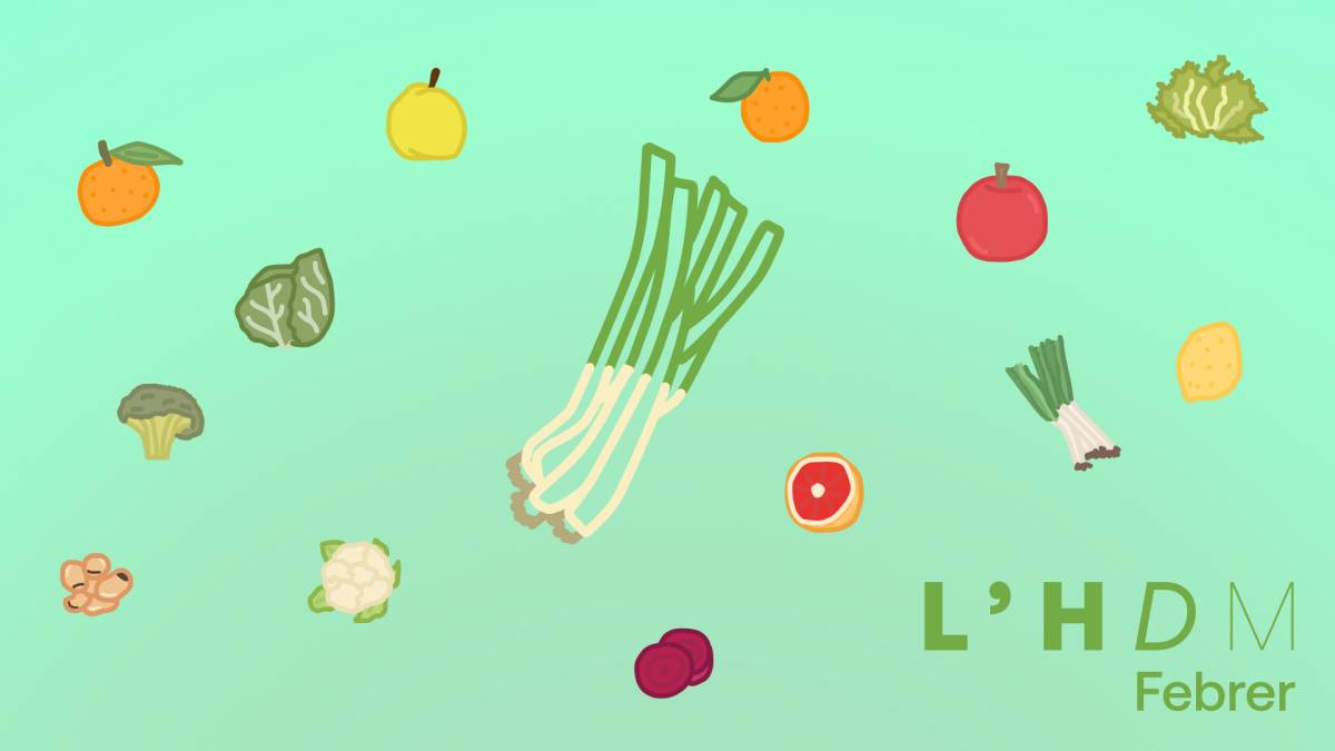 L'hort del mes: fruites i verdures del febrer